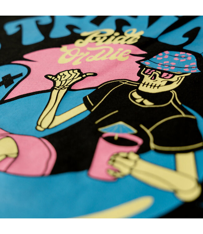 PRiDEorDiE NO TRAINING V.2 T-Shirt Cotton Black