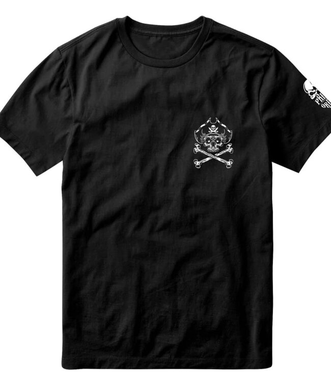 Pride or Die PRiDE or DiE PIRATE V.2 T-Shirt T-Shirt Baumwolle Schwarz