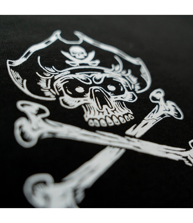 Pride or Die PRiDE or DiE PIRATE V.2 T-Shirt T-Shirt Baumwolle Schwarz