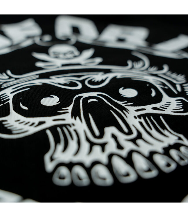 PRIDE or Die T-shirt PIRATE V.2 T-Shirt Katoen Zwart