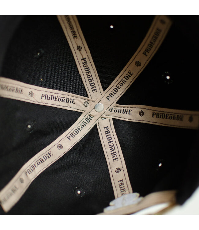 PRiDE or DiE RECKLESS Cap Black Gold
