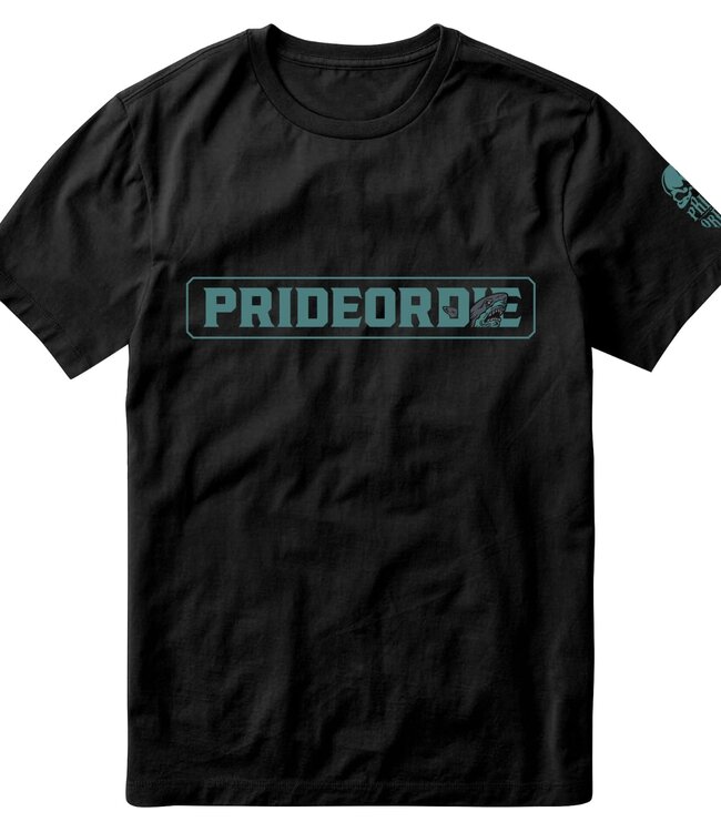 PRiDE or DiE DANGEROUS WATERS T-Shirt Baumwolle Schwarz