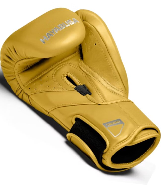 Hayabusa T3 Kanpeki Leather Boxing Gloves Tiger Yellow