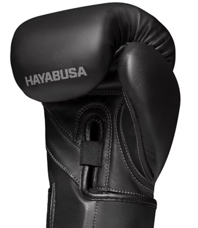 Hayabusa T3 Kanpeki Leren Bokshandschoenen Jet Black – Voor Boksen & Kickboksen