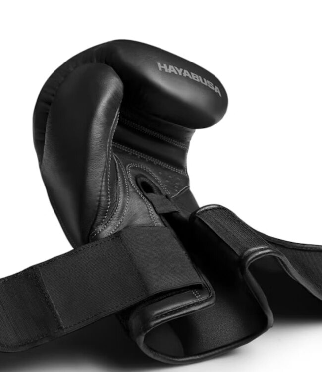 Hayabusa T3 Kanpeki Leder Boxhandschuhe – Tief Schwarz