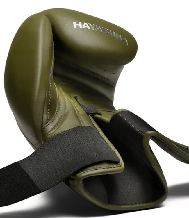 Hayabusa Hayabusa T3 Kanpeki Lederen Bokshandschoenen Olijf Groen