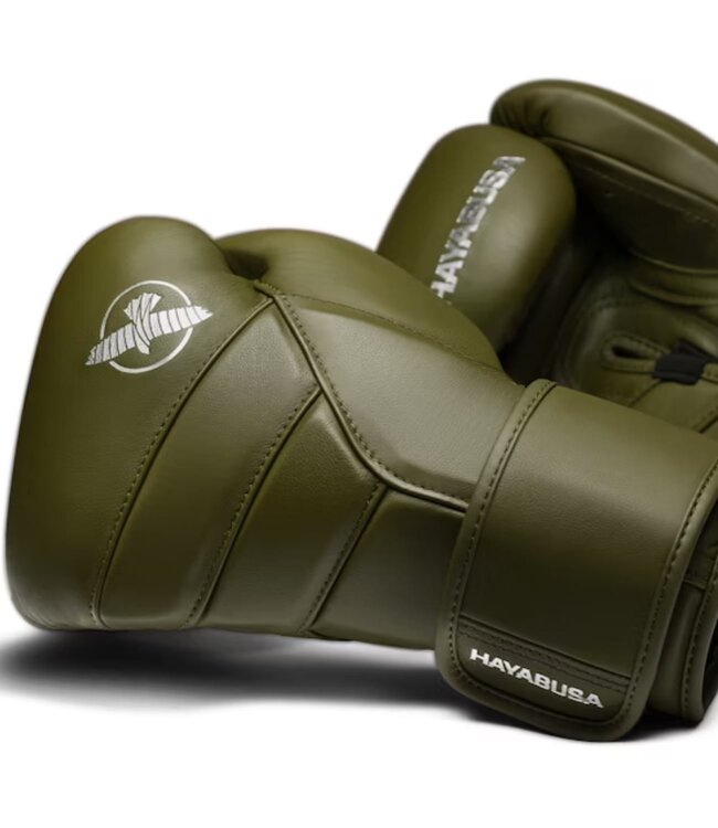 Hayabusa Hayabusa T3 Kanpeki Leather Boxing Gloves Olive Green