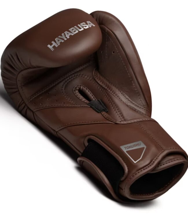 Hayabusa Hayabusa T3 Kanpeki Leather Boxing Gloves Walnut Brown