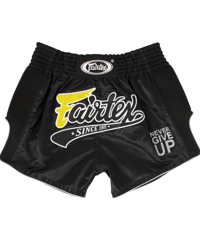 Fairtex Fairtex Kickboxen Muay Thai Shorts Satoru Schwarz