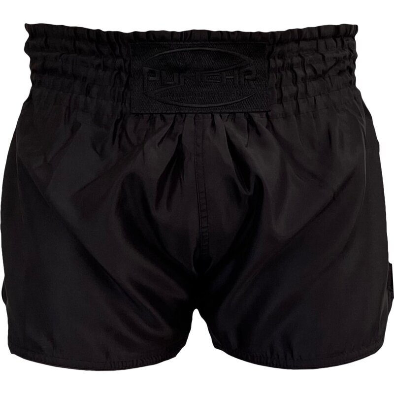PunchR™  PunchR™ No Logo Muay Thai Shorts Plain Schwarz