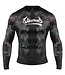 8 WEAPONS Rashguards L/S Hit 2.0 Zwart Rood
