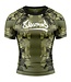 8 Weapons 8 WEAPONS Rash Guard Hit 2.0 Olijfgroen Zwart