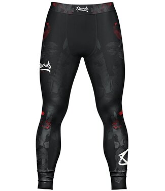8 Weapons 8 WEAPONS Sportlegging Hit 2.0 Zwart Rood