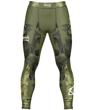8 Weapons 8 WEAPONS Sports Leggings Tights Hit 2.0 Olive Green Black