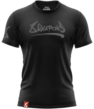 8 Weapons 8 WEAPONS Muay Thai T-Shirt Unlimited Zwart Zwart