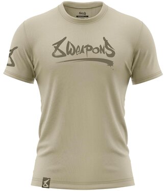 8 Weapons 8 WEAPONS Muay Thai T-Shirt Unlimited Sand