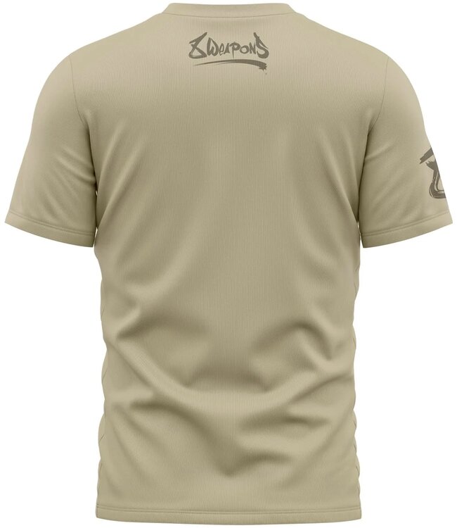 8 WEAPONS Muay Thai T-Shirt Unlimited Sand