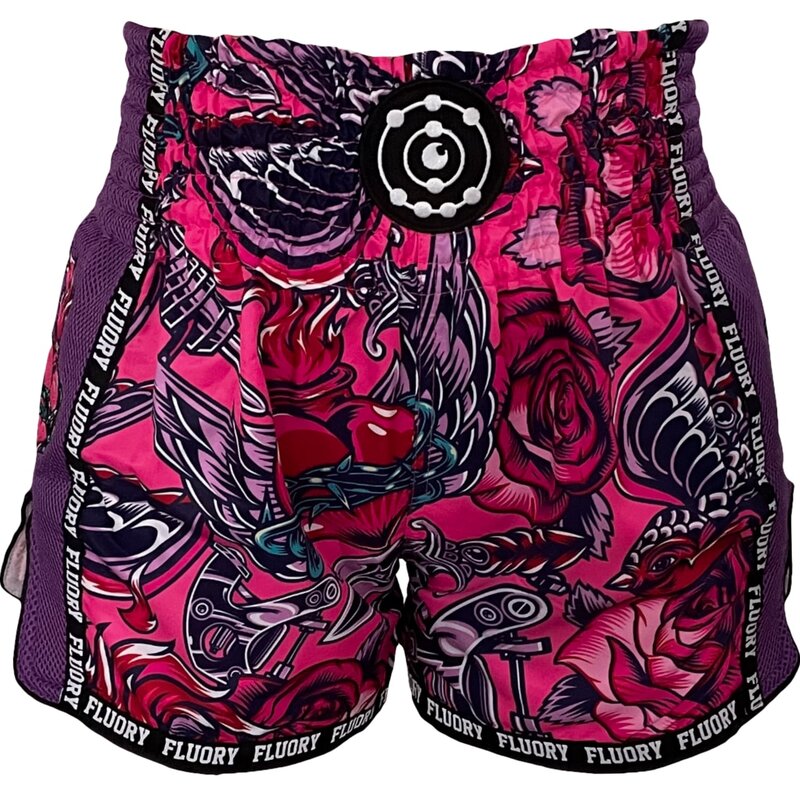 Fluory Fluory Muay Thai Kickboxing Shorts Paars MTSF90A