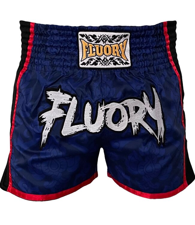 Fluory Muay Thai Short Kunlun Fights Blauw