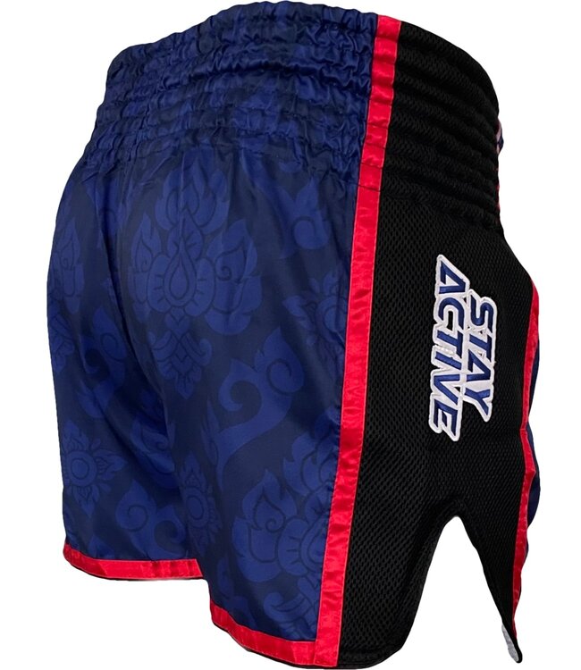 Fluory Muay Thai Short Kunlun Fights Blue