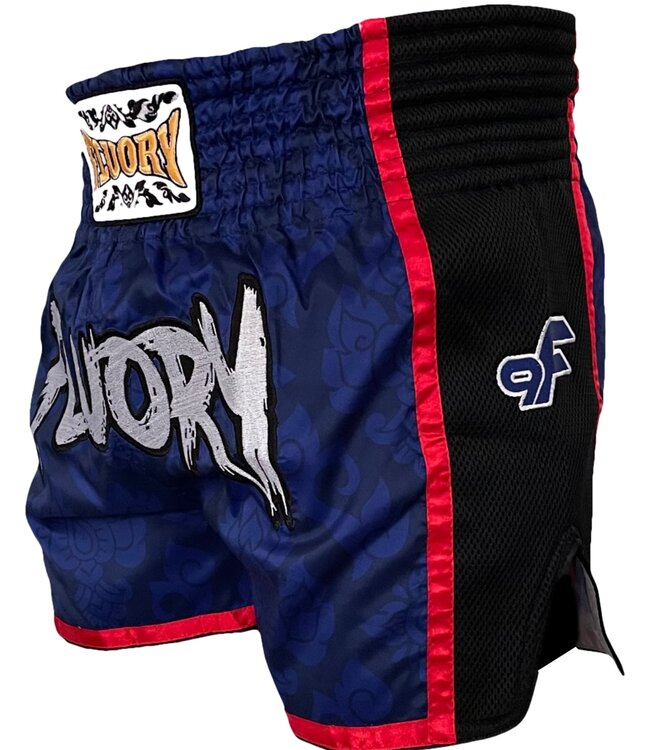 Fluory Muay Thai Short Kunlun Fights Blauw