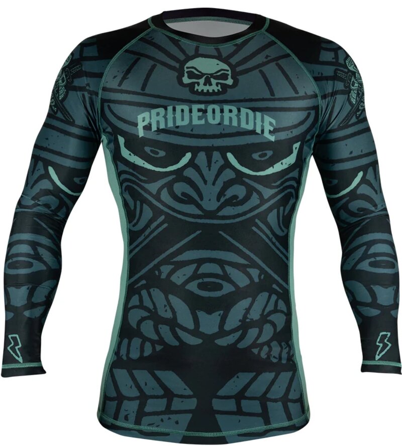 Pride or Die PRiDEorDiE  SAMURAÏ L/S Rash Guard Compression Shirt