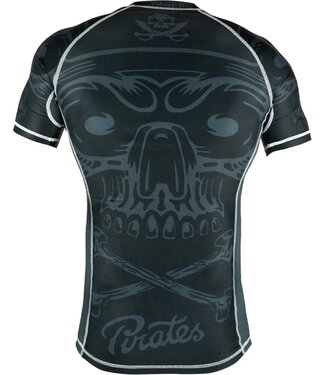 Pride or Die PRiDEorDiE PIRATE V.2 Rashguard Black Grey Pride or Die PRiDEorDiE PIRATE V.2 Rashguard Black Grey