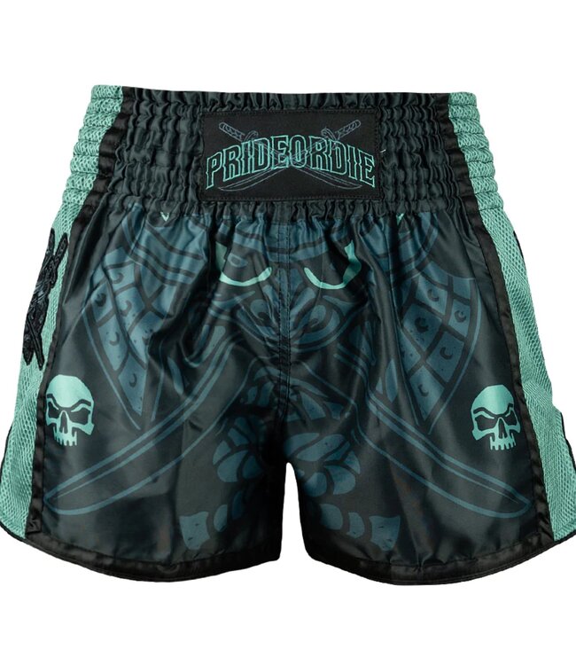 Pride or Die Samurai Kickboxing Muay Thai Shorts