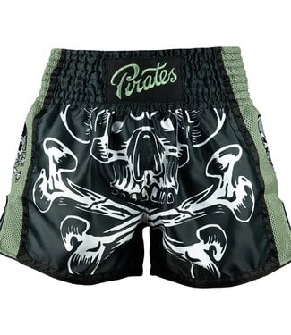 PRiDEorDiE PRIDE or DiE Pirate V.2 Muay Thai Shorts Black Green