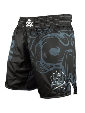 Pride or Die PRIDE or DiE Fightshorts Pirate V.2 Black Grey