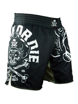 Pride or Die PRIDE oder DiE Fightshorts Pirat V.2 Schwarz Weiß