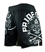 PRIDEorDiE Fightshorts Pirate V.2 Zwart Wit