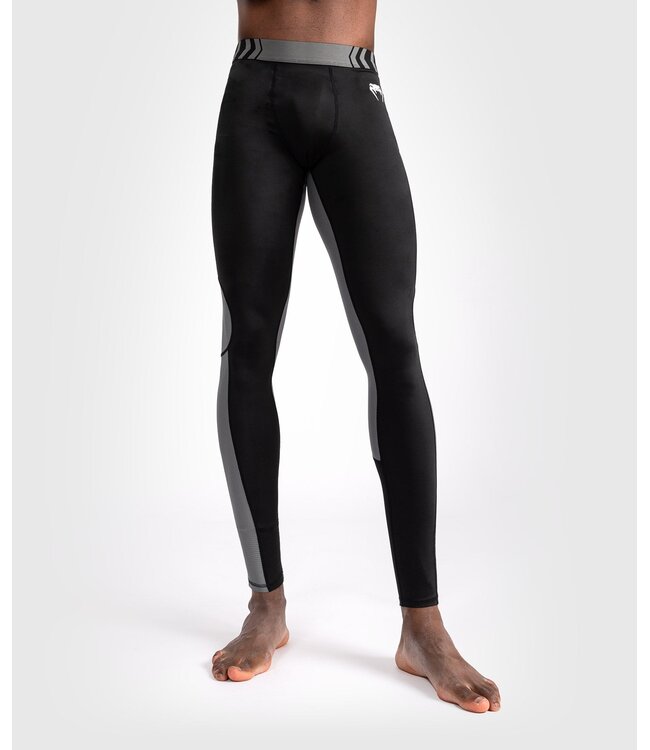 Venum Sportleggings Tempest Spats Schwarz Grau
