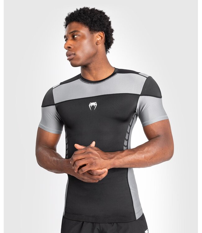 Venum Tempest Rash Guard Kompressionsshirts schwarz/grau