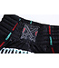 Fluory Muay Thai Kickboxen Shorts Pistola Schwarz