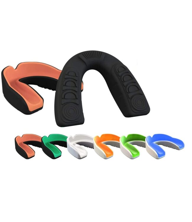 PunchR™ Pro Gel-Fit Mouth Guard MG-008 Kids Pumpkin Orange Black
