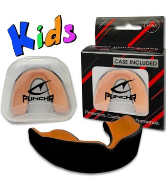 PunchR™  PunchR™ Pro Gel-Fit Mouth Guard MG-008 Kids Pumpkin Orange Black
