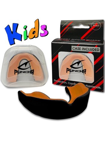PunchR™  PunchR™ Pro Gel-Fit Gebitsbeschermer MG-008 Kids Pompoen Oranje Zwart