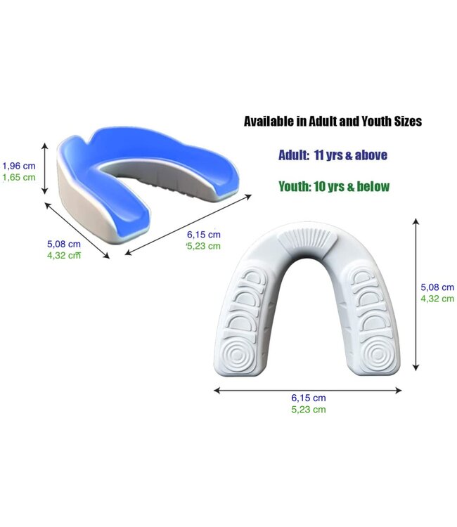 PunchR™ Pro Gel-Fit Mouthguard MG-008 Kids White Orange