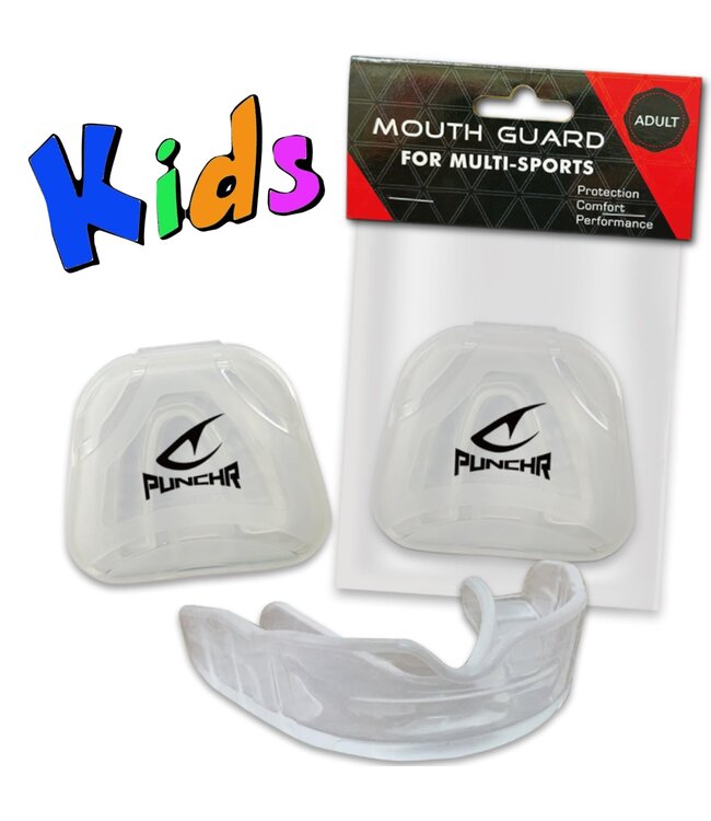 PunchR™  PunchR™ GoFit SA Mundschutz MG-009 Kinder Transparent