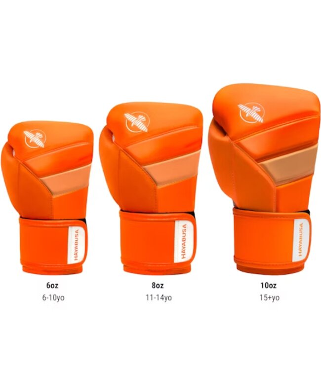 Hayabusa T3 Kids Bokshandschoenen - Neon Oranje | Kinder Bokshandschoenen & Maximale Bescherming
