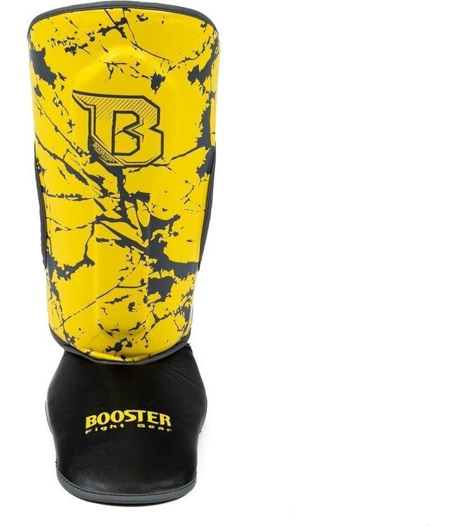 Booster SG Youth Kickboxing Shinguards Marble Yellow