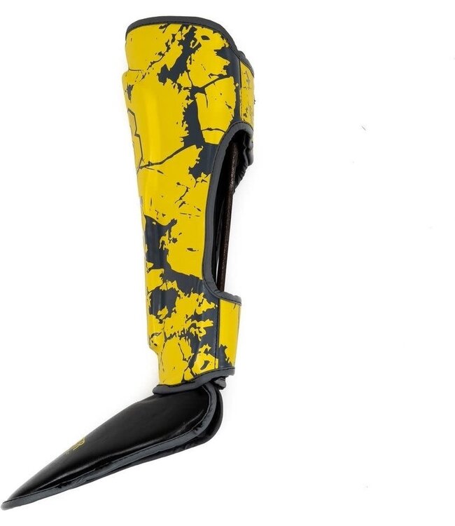 Booster SG Youth Kickboxing Shinguards Marble Yellow
