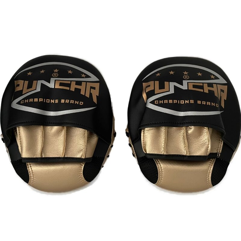 PunchR™  PunchR™ Focus Mitts Hand Pads FM7 Zwart Goud