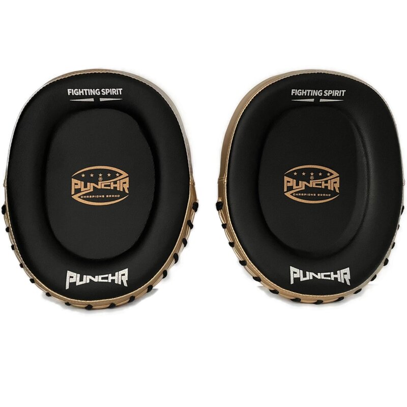 PunchR™  PunchR™ Focus Mitts Hand Pads FM7 Zwart Goud