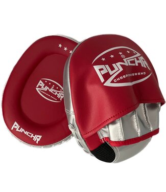 PunchR™  PunchR™ Focus Mitts Hand Pads FM7 Rot Silber
