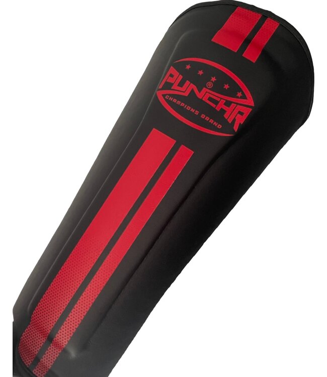 PunchR™ Pro Range Schienbeinschützer Schwarz Rot
