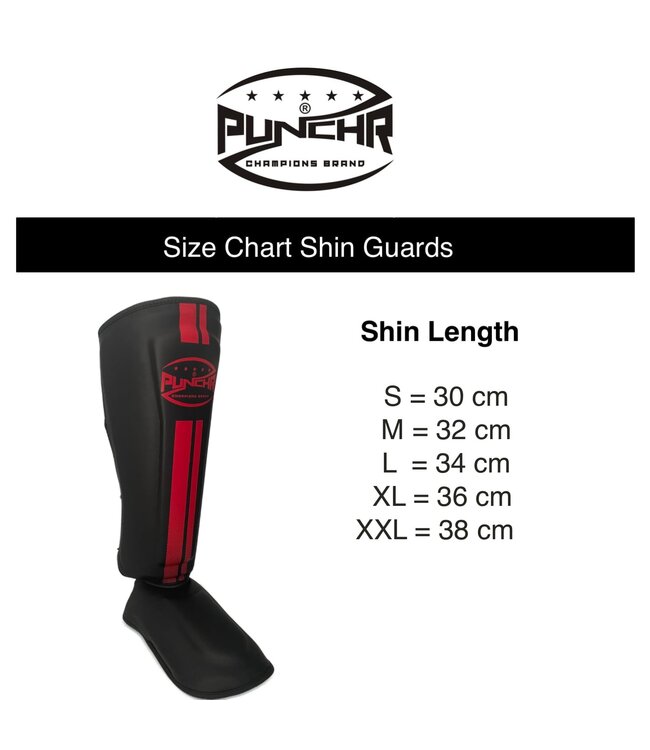 PunchR™  PunchR™ Pro Range Scheenbeschermers Zwart Fade Rood