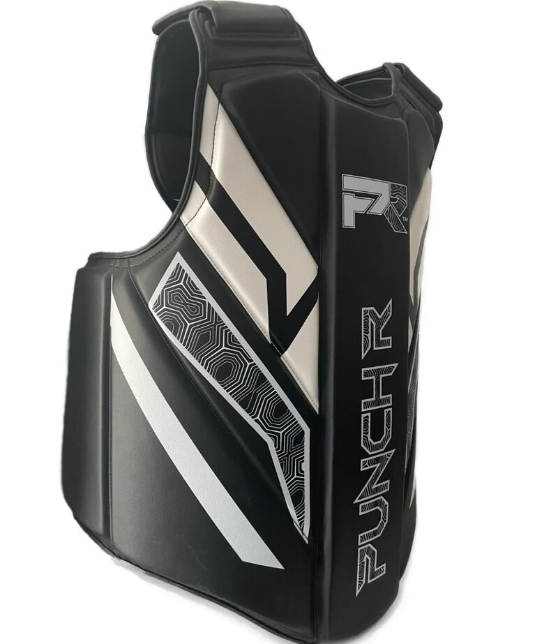 PunchR™  PunchR™ Pro Line Körperschutz Mikrofaser Schwarz Weiß