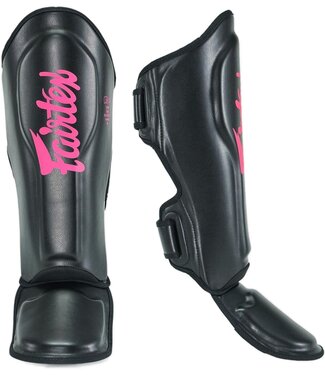 Fairtex Fairtex Booster FXB Kickboks Scheenbeschermers Zwart Roze